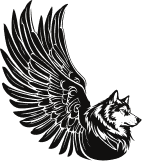 Secondary - Black Transparent background