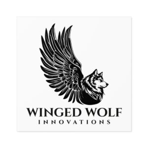 side-wolf-square-stickers-indooroutdoor